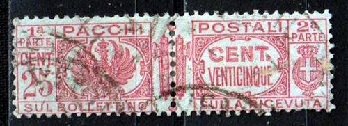 Regno 1927 pacchi postali due - pacchi,