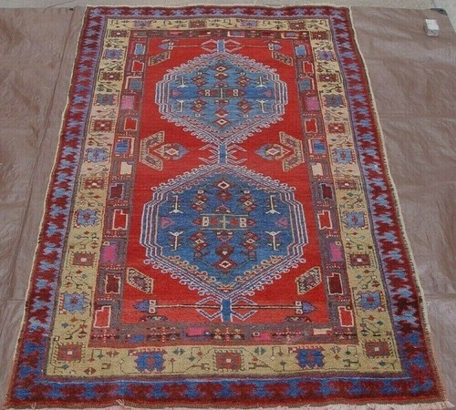Antico tappeto orientale curdo - antico,