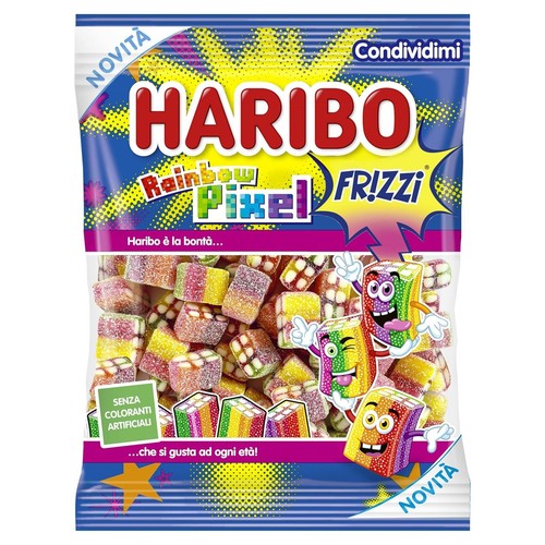 Haribo rainbow pixel - rainbow,