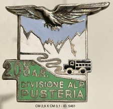 ALPINI 208° AUTOREPARTO DIVISIONE PUSTERIA DIST. R.E. FRONTE GRECO ALBANESE 