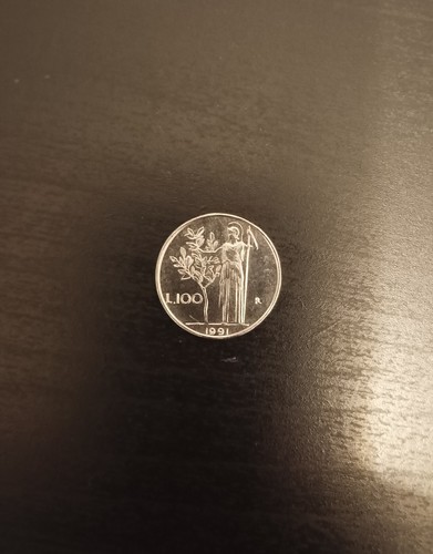 100 lire moneta piccola - moneta,