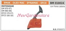 Carter copricatena EMAK motore motosega OM 970 971 EFCO 170 171 010024