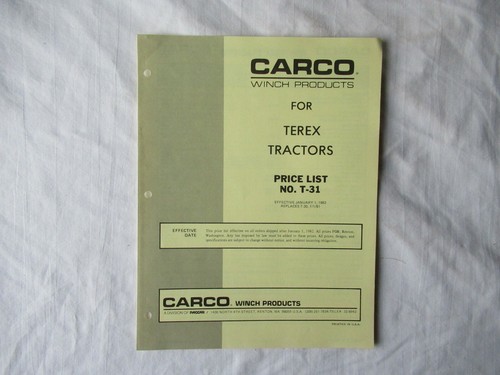 Brochure listino prezzi