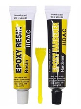 RESINA EPOSSIDICA ADESIVO BICOMPONENTE COLLA forte metallo vetro legno plastica 