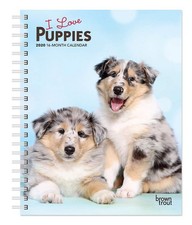 I Love Puppies 2020 6 x 7.75