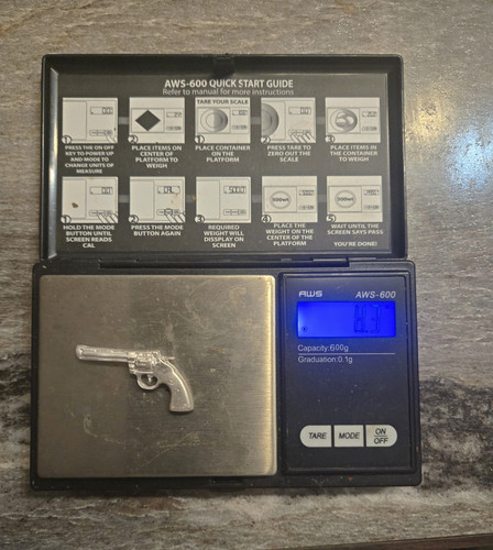 Ciondolo pistola revolver