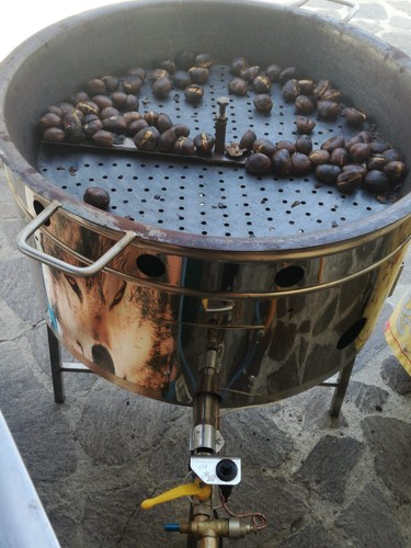 Cuoci castagne motorizzato per - cuoci,