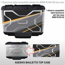 Adesivo valigia per TOP CASE BMW R1250GS exclusive rosa dei venti K50 dal 2013