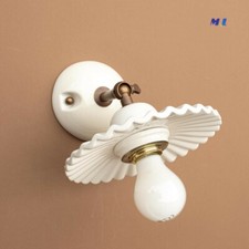 LAMPADA da parete IN CERAMICA di Bassano  EASY Ø20 rusticoSHABBY CHIC 1xE27