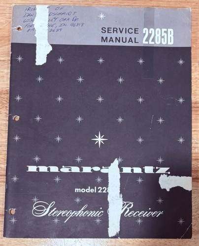 Manuale servizio marantz - di,