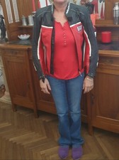 Giubbotto pelle moto - giubbotto,