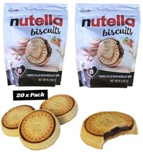 2 PKS OF 20 Nutella biscuits