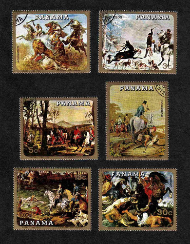 Quadri caccia panama - quadri, 1968