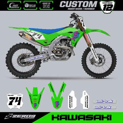 Kawasaki motocross grafica - kawasaki,