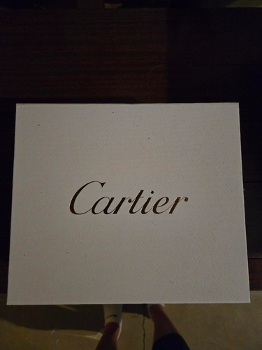 Scatola cartier vuota bianca - scatola,