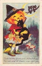 Cartolina antica Halloween