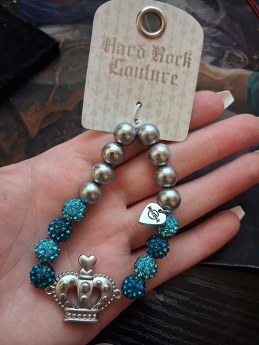 Bracciale blu scintillante