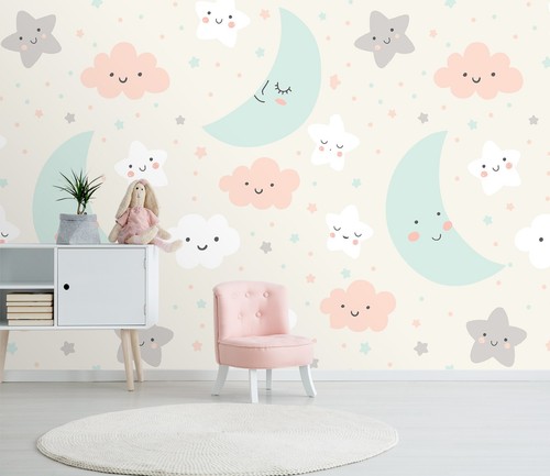 Carta parati moon dream - da,