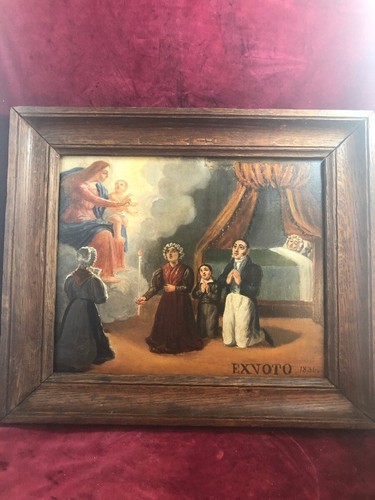 Antico quadro religioso olio