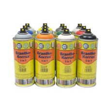 Bomboletta spray Brantho Korrux 3 in 1 400 ml vernice antiruggine RAL 70 colori a scelta