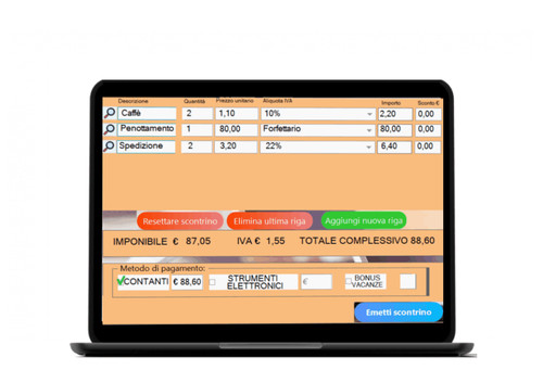 Software registratore cassa - di,