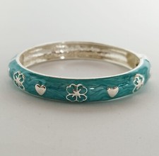 Bracciale Stroili Oro coll. “Sal Y Limon” smaltato blu petrolio con quadrifogli