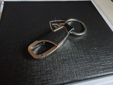 Portachiavi In Vera Pelle E Metallo - Da Uomo Elegante