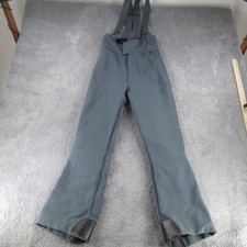 Pantaloni da sci vintage Roffe donna 10 vita alta elasticizzati bavaglino salopette made USA anni 90