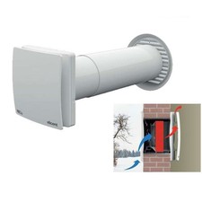 Aspiratore recuperatore di calore elicent rec duo 100 articolo 2rc1100 push pull