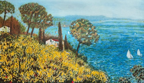 Ginestre riva mare - in,