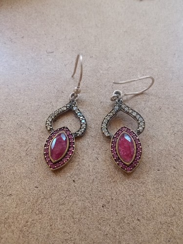 Orecchini argento 925 - orecchini, rubini