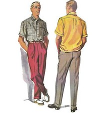Pantaloni Da Uomo Anni '50 Con
