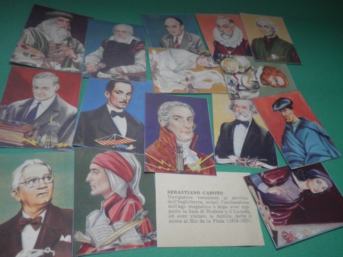 Lotto figurine grandi uomini - lotto,