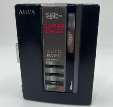 Aiwa HS-G34 stereo cassette player black nero testato FUNZIONANTE usato walkman
