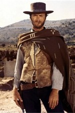 Clint Eastwood Posing With A