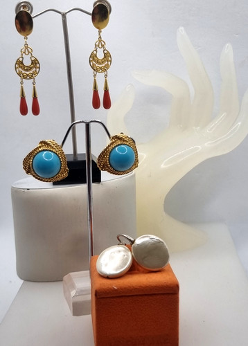 Orecchini lotto rosso - ,
