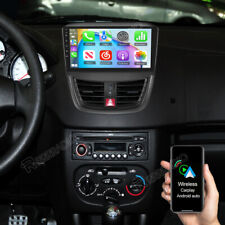 Per Peugeot 207 2006-2015 9" CarPlay Android 15 Autoradio GPS Navi WIFI FM/RDS