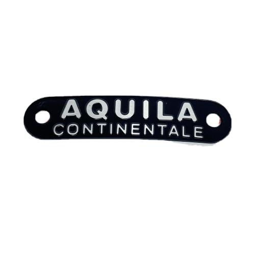 Targhetta scritta sella aquila - scritta,