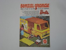 advertising Pubblicità 1974 ROULOTTE BARBIE MATTEL