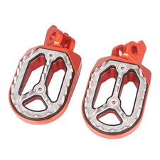 Pedane racing arancioni per