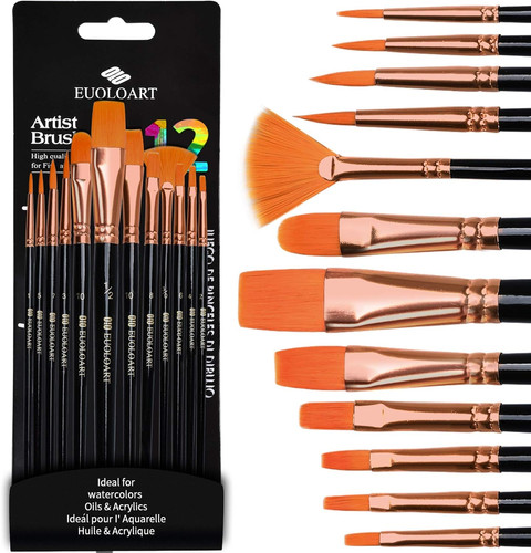 Set pennelli pittura 12 - set,