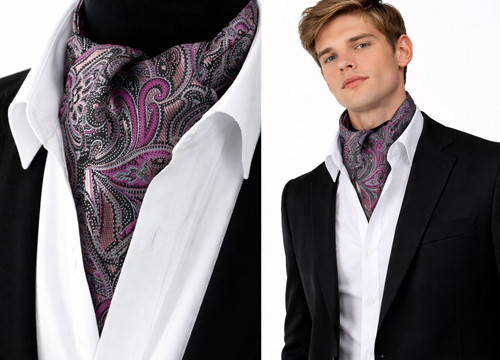 Cravatta ascot uomo - ascot, da