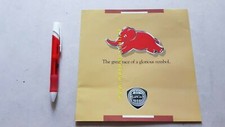 Lancia Delta HF Integrale 1991-2 depliant INGLESE originale brochure ENGLISH