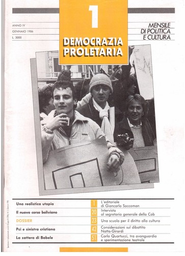 Democrazia proletaria mensile - democrazia, proletaria-mensile