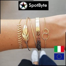 Set di 4 Bracciali Donna