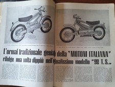 MOTO MOTOM ITALIANA 98 CC -  ADVERT PUBBLICITA' D'EPOCA ADVERTIS ADV-ML2