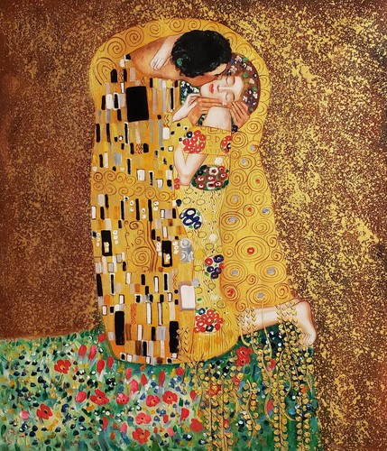 Bacio klimt 24x20 - di, klimt,