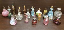 Vintage Coloured Glass Perfume