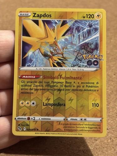 Zapdos 029 078 holo - 029/078, rara