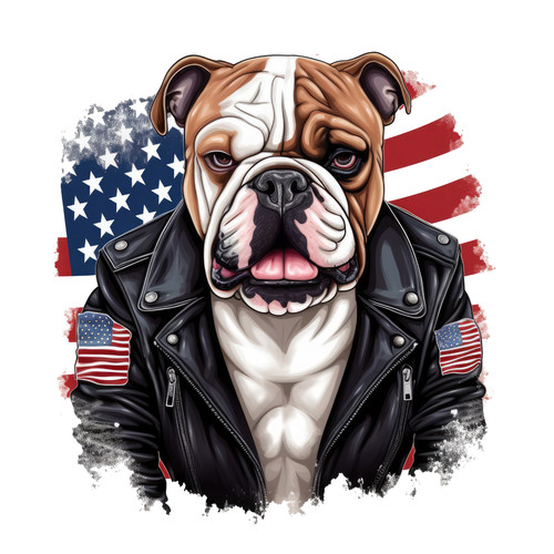Adesivi auto bulldog - adesivi, inglese